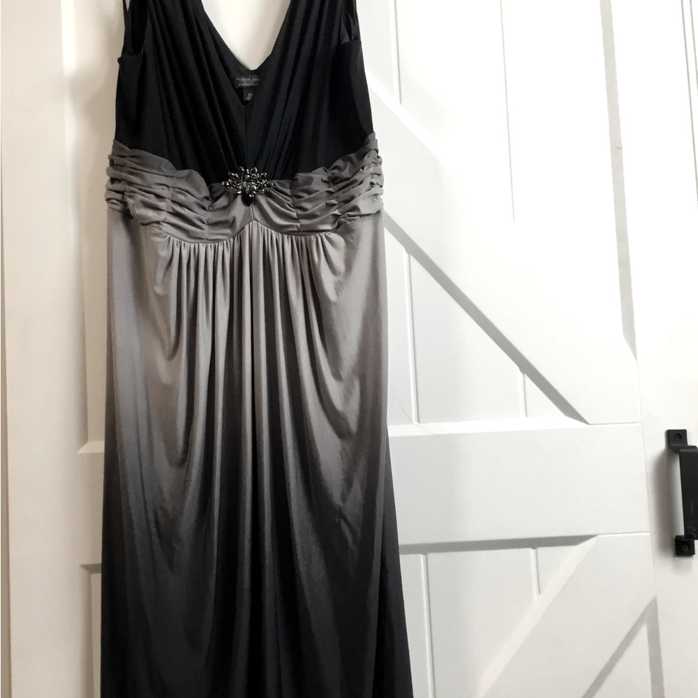 Black and silver party dress